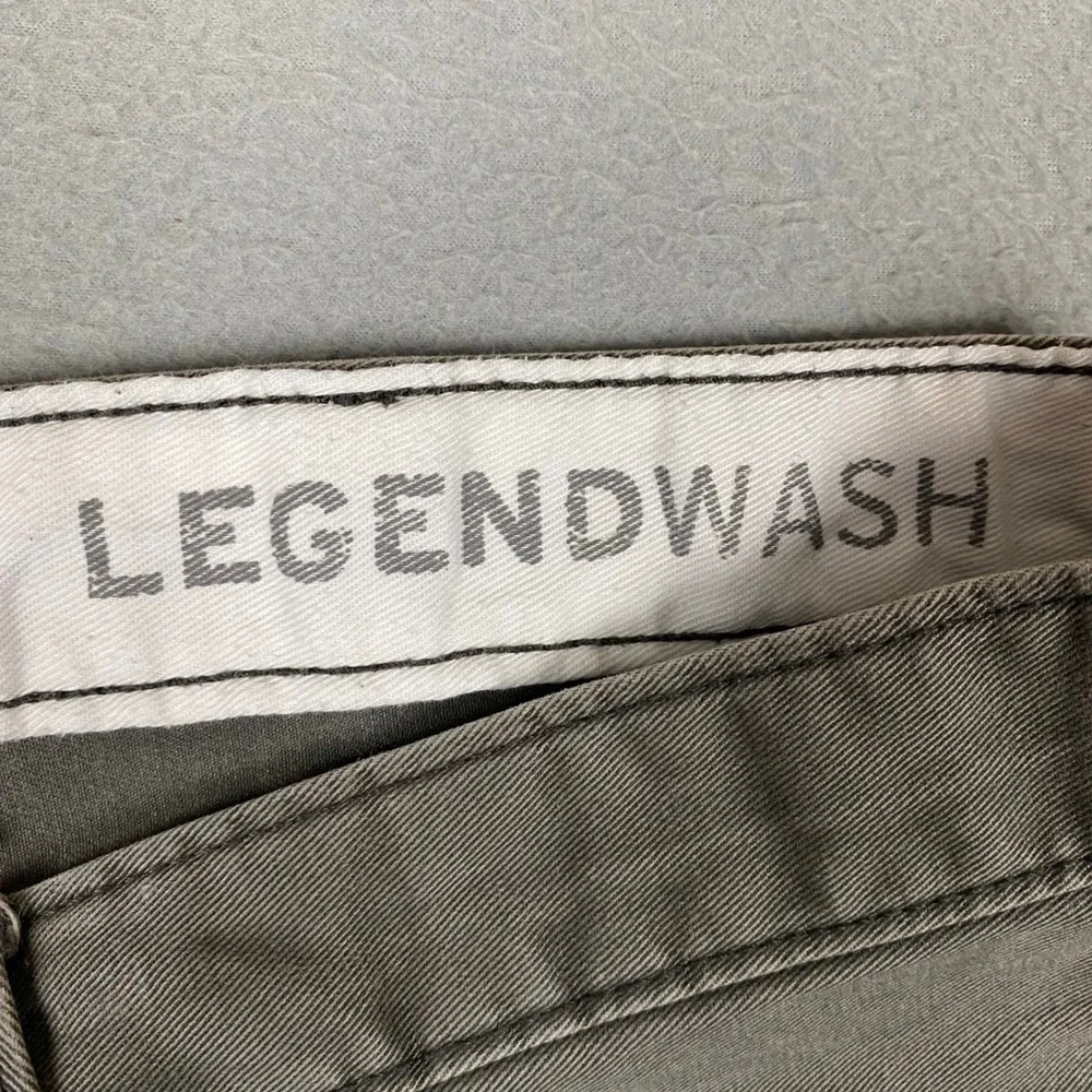 Eddie Bauer Legendwash Straight Fit Cotton Pants Mens 40 Gray Specially Dyed